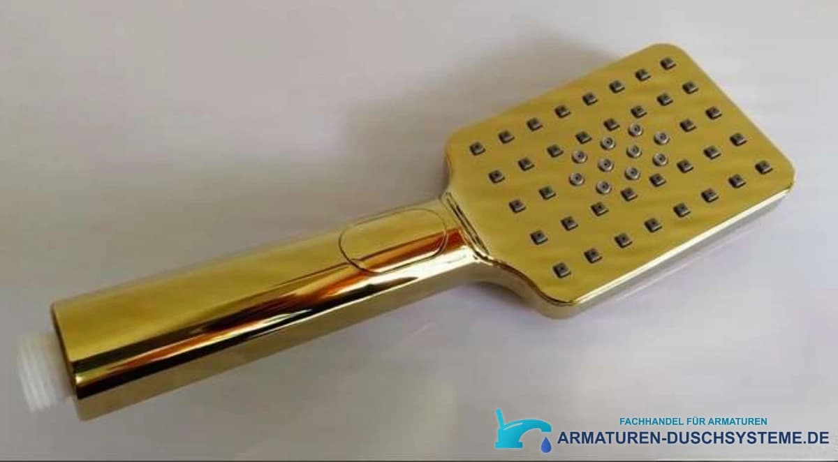 Goldene Handbrause EYN RZ18038 in hochglänzender Goldoptik