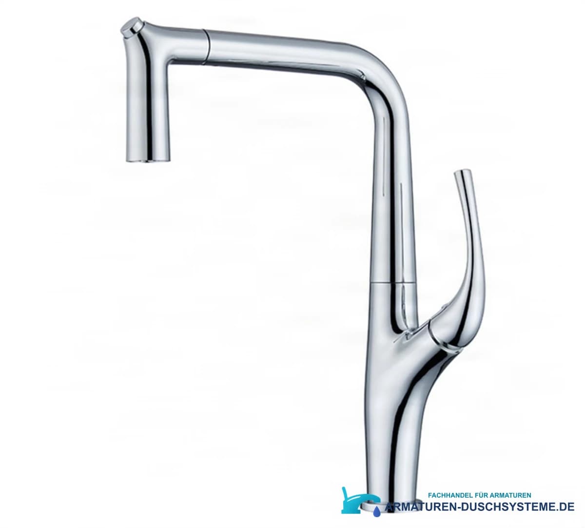 Moderne Küchenarmatur ELITE EDITION KF1013 in glänzendem Chrom