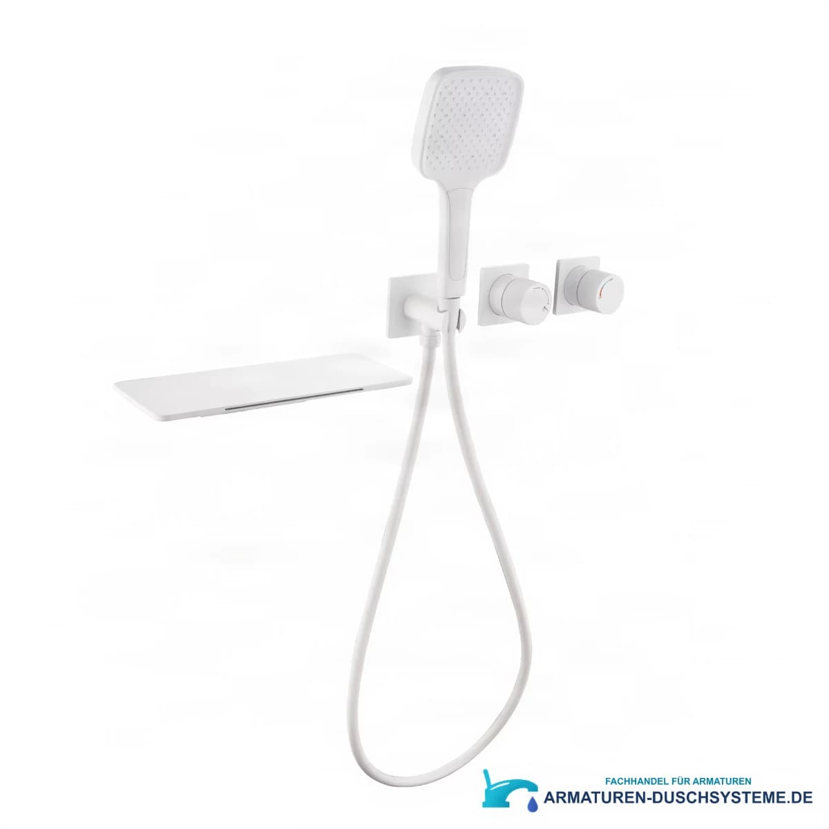 Unterputz-Badewannenarmatur ELITE EDITION BSC1669 mit LED – Ansicht in dunklem Gunmetal