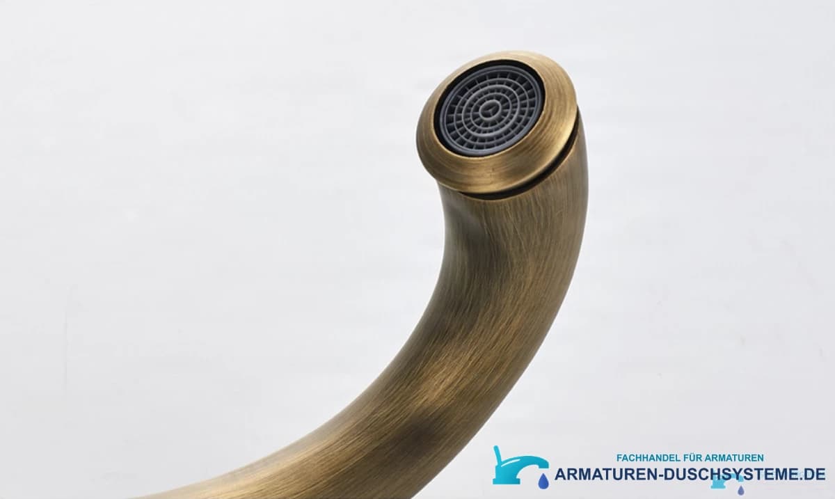 Detail von Auslauf und Strahlregler der Antika RU1305