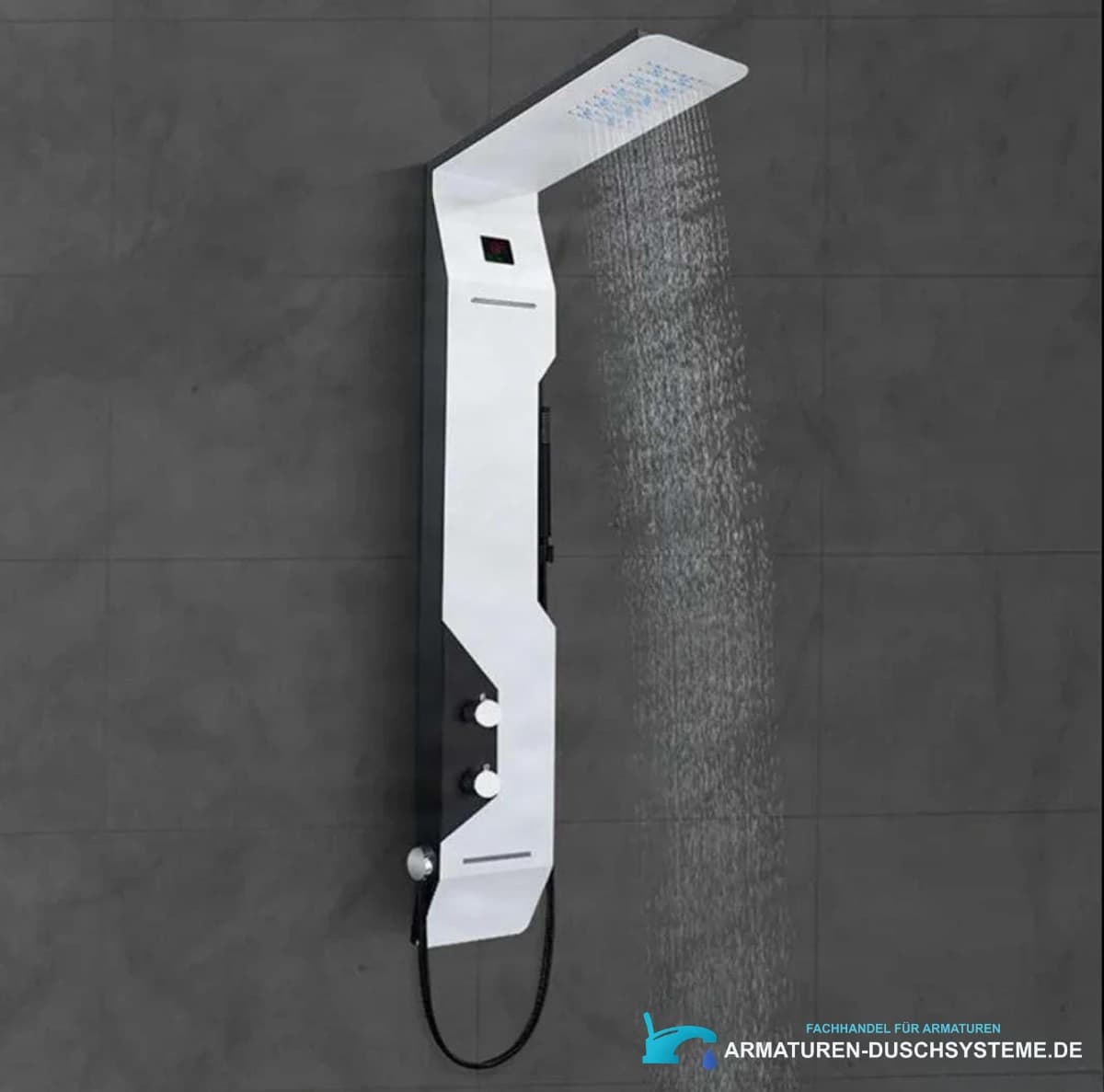 Duschpaneel ELITE EDITION DELUX BSP1412 in glänzendem Weiß