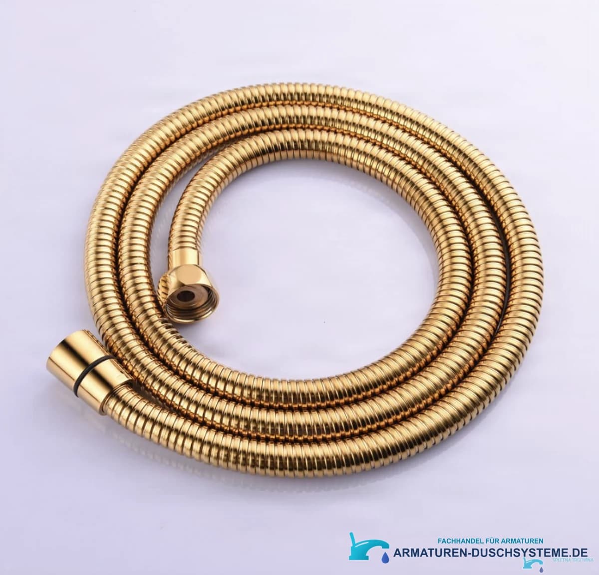 Goldener Brauseschlauch EYN ZC1008 mit glänzender Oberfläche