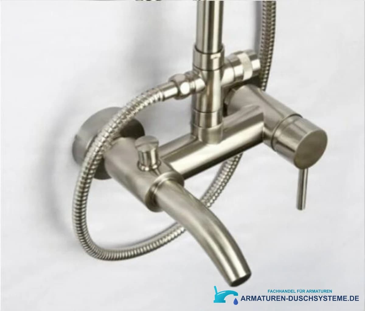 Duschsystem mit mehreren Strahlarten NSN07693 in gebürstetem Nickel