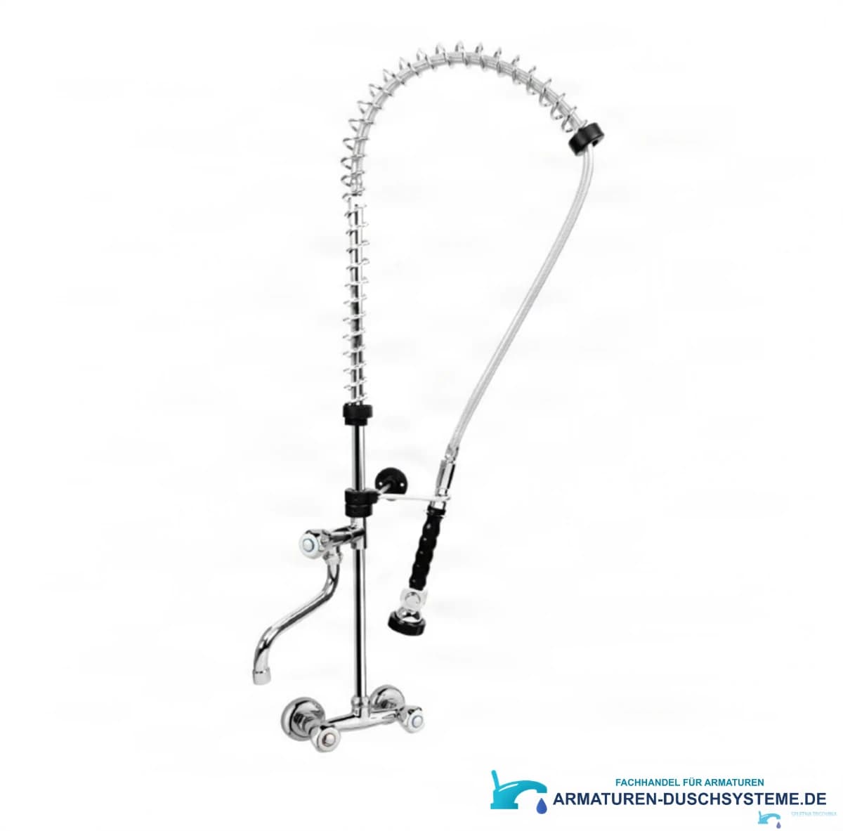 Professionelle Wandarmatur für Spülküchen SPRO1228 in Chrom