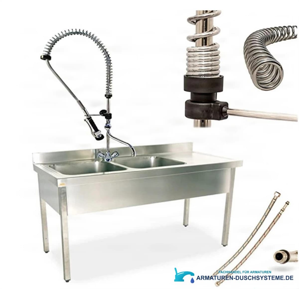 Professionelle Gastronomiearmatur PRO1337 in Chrom