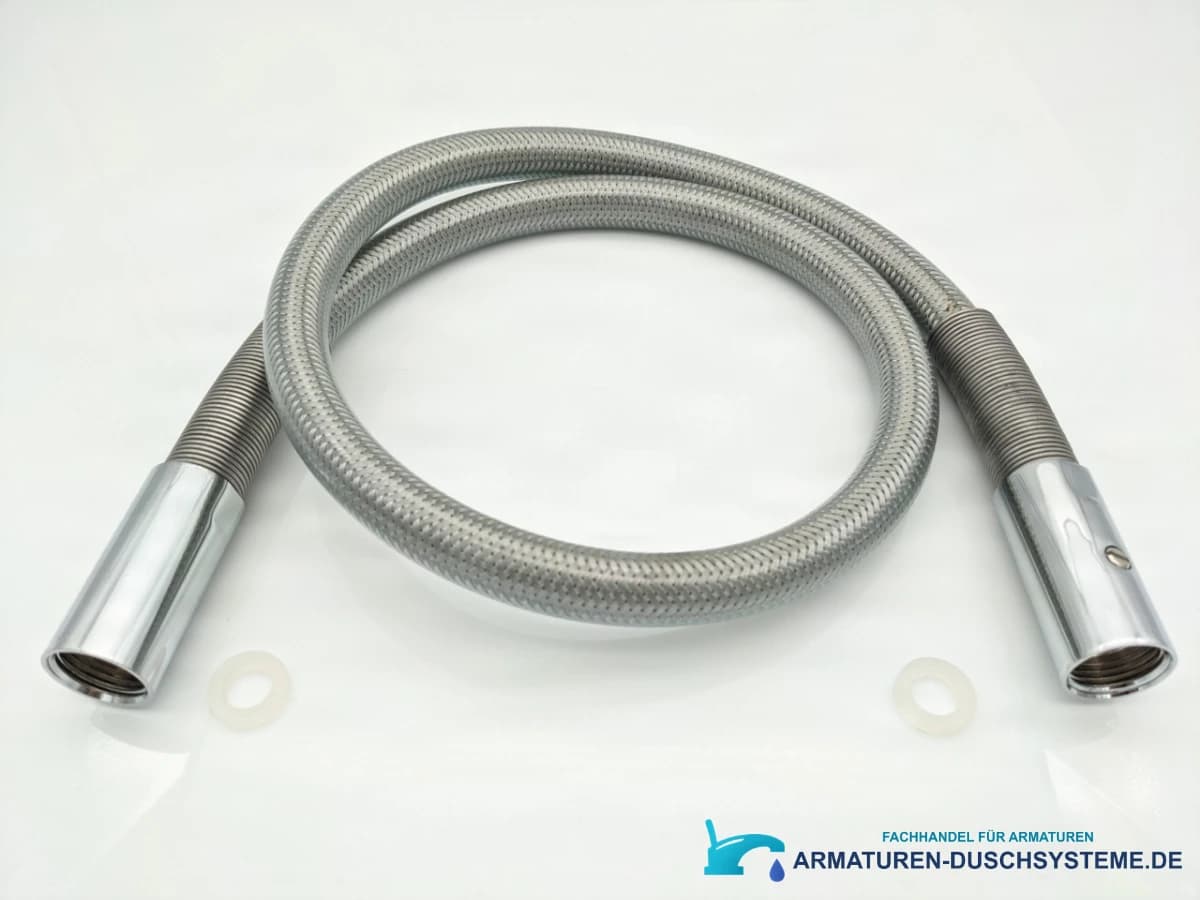 Brauseschlauch Gastroschlauch 100 cm ELITE EDITION PRO1054 in silbergrauer Metalloptik